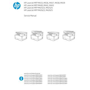 M438 惠普MFP M437 M436 M439黑白复印机英文维修手册 M433