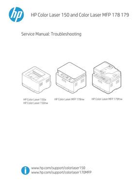 惠普179fnw 179fwg故障排除手册