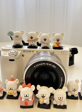 可爱派对系列线条狗相机热靴盖索尼富士佳能尼康奥林巴斯徕卡礼物