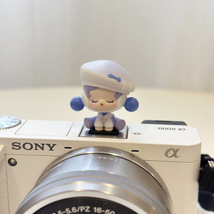 可爱泡泡玛特冥想者sp相机热靴盖装 饰富士佳能索尼尼康奥林巴斯