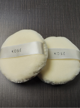 现货 日本本土KOSE高丝散粉扑日本进口圆形美妆粉扑定妆海绵 替换