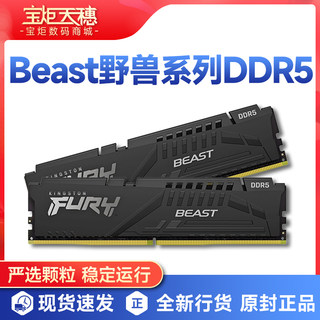 DDR5内存16G 32G 6000HZ 6400HZ电脑内存5600内存条野兽