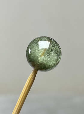 绿幽灵水晶千层聚宝盆单珠散珠