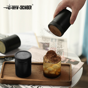 MHW-3BOMBER轰炸机撒粉器 抹茶咖啡可可粉撒粉罐烘焙粉筛筒pp塑料