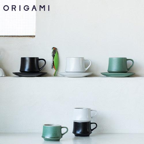 Origami火炬陶瓷咖啡杯