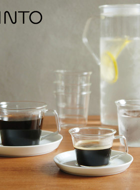 kinto日本耐热玻璃牛奶咖啡杯