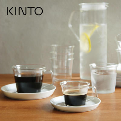 kinto日本耐热玻璃牛奶咖啡杯