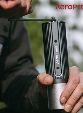 爱乐压Aeropress随行E60手摇磨豆机 户外便携手冲咖啡豆研磨机器
