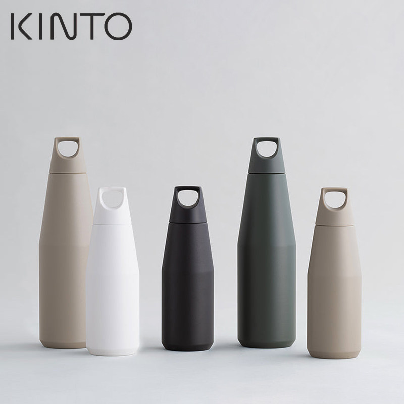 日本KINTO TRAIL不锈钢保温杯 手提户外便携水杯大容量保温保冷杯