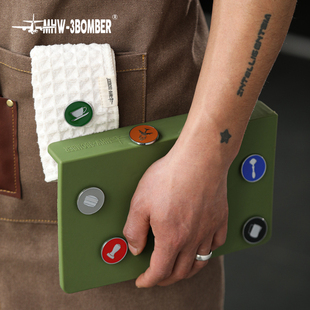 MHW-3BOMBER轰炸机胸章 金属徽章 BARISTA咖啡师专属符号纪念胸针