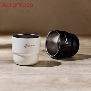 Aeropress爱乐压咖啡杯不锈钢萃取杯分享杯 水杯户外露营旅行杯子