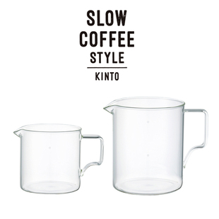 600ml 耐热直身玻璃咖啡壶300 日本Kinto OCT系列手冲咖啡分享壶