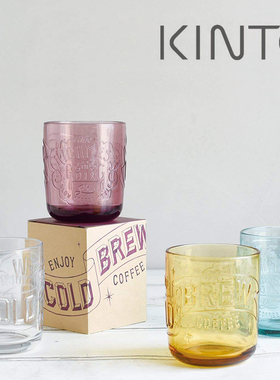 日本KINTO ColdBrew冷萃咖啡杯玻璃杯 夏季饮料果汁杯啤酒杯350ml
