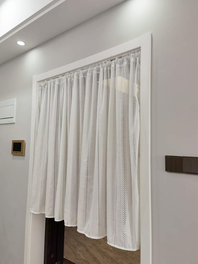 防晒小窗帘镂空蕾丝纱帘挂帘