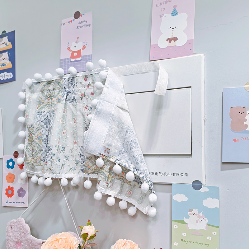 电表箱装饰画帘子遮丑帘保护盖帘