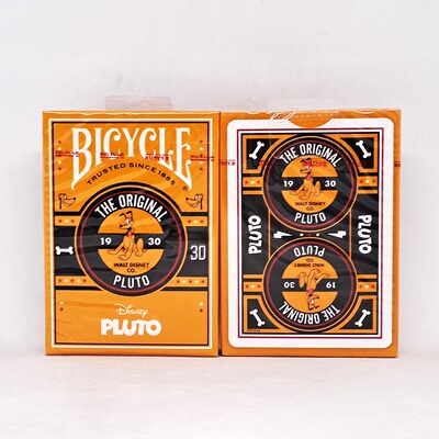美國原裝進口 Bicycle Disney Pluto 迪士尼 布魯托 卡通 撲克牌