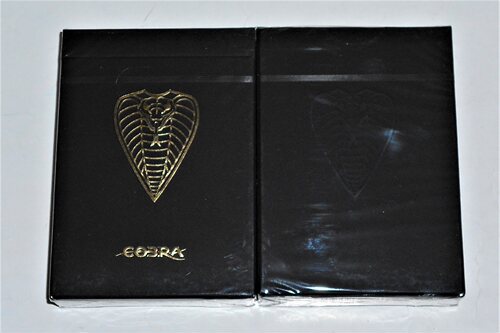 美國原裝進口 COBRA Black Playing Cards 眼镜蛇 花切 撲克牌