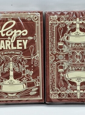 美國原裝進口 Hops & Barley 紅 Deep Amber Ale  收藏 撲克牌