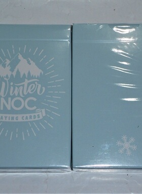 美國原裝進口 Winter NOC Glacier Ice Blue 冰川藍冬季版 撲克牌