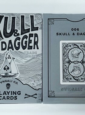 美國進口 SVNGALI 06: Skull and Dagger 骷髏跟匕首 限量撲克牌