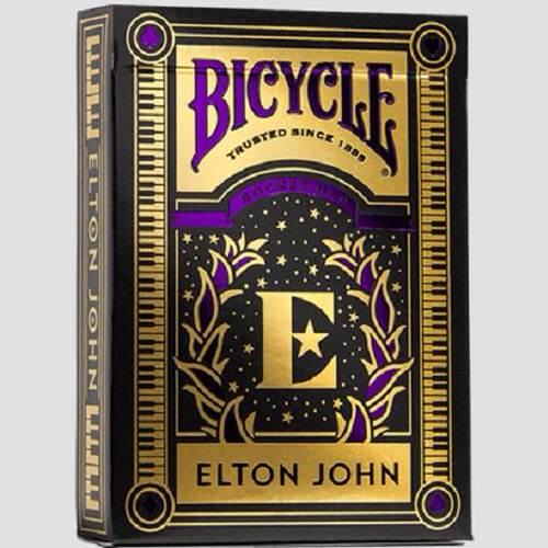 美國原裝進口 Bicycle Elton John 花切收藏 撲克牌