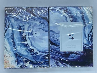 台灣制品 Fluid Art Blue Standard 版 流體藝術 花切收藏 撲克牌
