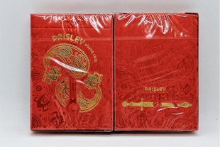 美國原裝進口 Paisley Royals 佩斯利皇家 紅色 記號收藏 撲克牌