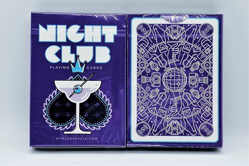 美國 Nightclub 紫外線版 UV 夜總會 Riffle Shuffle 花切撲克牌
