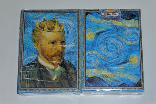 美國原裝進口 VAN GOGH  梵高梵谷 星空油畫 限量收藏 撲克牌