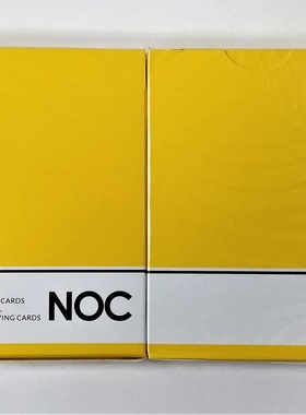 美国原裝進口 NOC Original 黃色 撲克牌