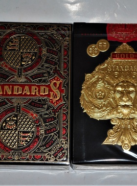 美國原裝進口 STANDARDS 黑色 標準尊貴 收藏 撲克牌