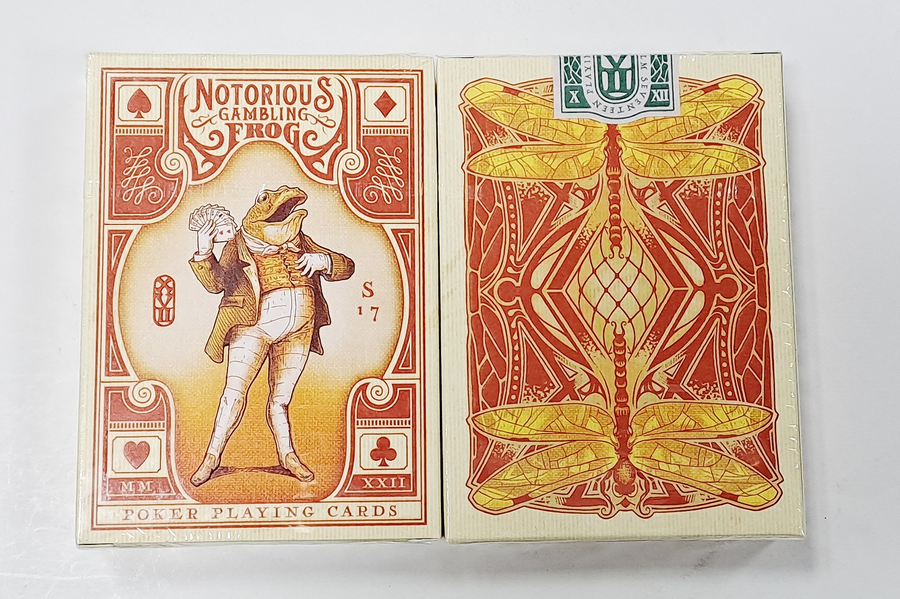美國原裝進口 Notorious Gambling Frog 橘 賭蛙 花切收藏 撲克牌