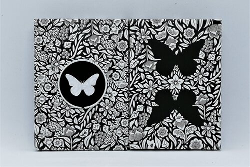 美國進口 Butterfly BLACK 蝴蝶鍍黑邊 非標記 收藏魔術 撲克牌