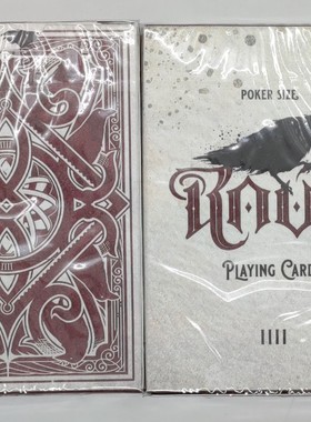 美國原裝進口 Ravn 4 IIII 紅色 花切收藏 撲克牌