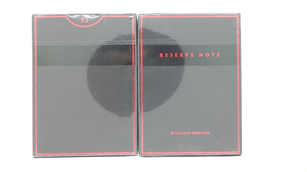 美國原裝進口 Black Reserve Note 黑盒- Luxury 花切收藏 撲克牌
