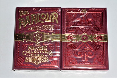 美國原裝進口 The Parlour 花切 燙金 撲克牌