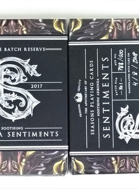 美國正品 Seasons Luxury Apothecary Sentiments 撲克牌