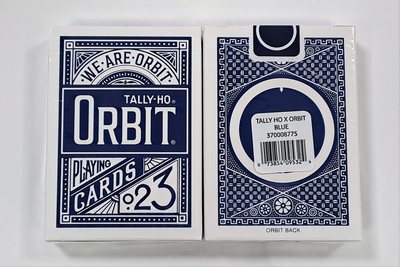 美國原裝進口 Tally Ho Orbit 藍色 花切收藏 撲克牌