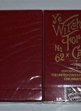 美國進口 Ye Witches No 62 紅色 复古复刻 花切收藏 限量撲克牌