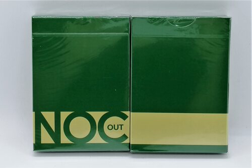 美國原裝進口 NOC OUT 綠金色 GREEN/GOLD 花切 撲克牌
