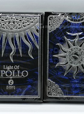 台灣製品 太陽神之光 Light Of APOLLO 藍色 撲克牌