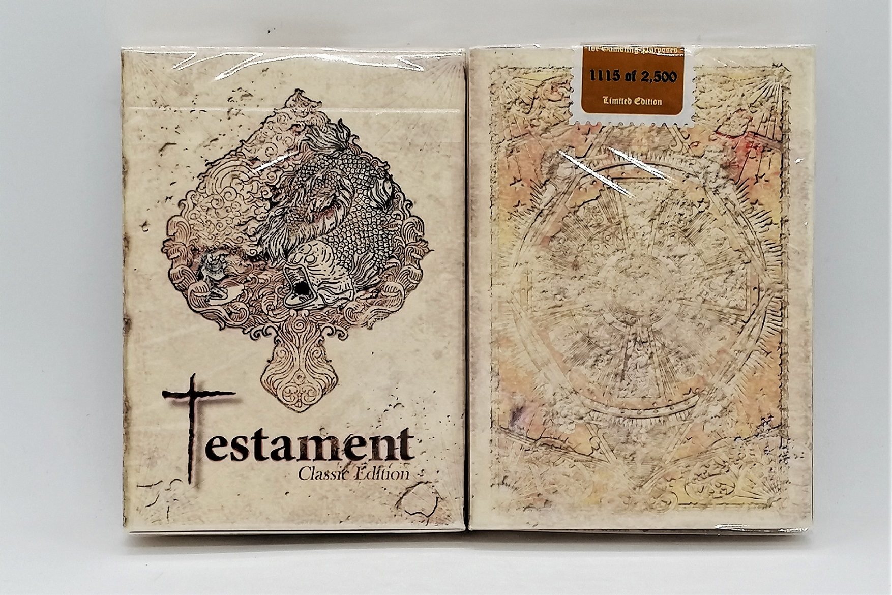 美國原裝進口 Testament 聖約 花切收藏 撲克牌