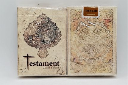 美國原裝進口 Testament 聖約 花切收藏 撲克牌