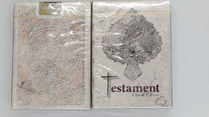 美國原裝進口 Testament Gilded 聖約 金邊 花切收藏 撲克牌