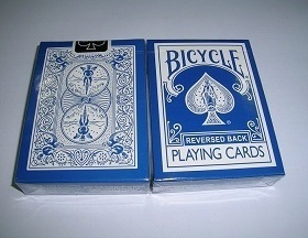 美國原裝進口 BICYCLE 反色 冰蓝 Reversed V2 Blue Ice 單車撲克