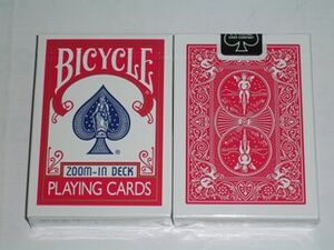 美國原裝進口 Bicycle Zoom-In 變焦 大字 舞台單車撲克牌