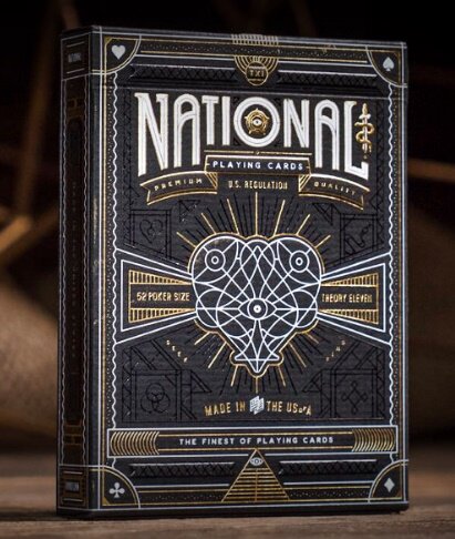 正品 National PLAYING CARDS 國民奢華燙金撲克牌