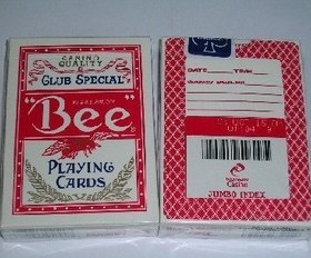 [絕版OHIO] Bee Edgewater Casino撲克 紅背 藍標 賭場撲克牌