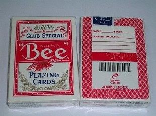 [絕版OHIO] Bee Edgewater Casino撲克 紅背 藍標 賭場撲克牌
