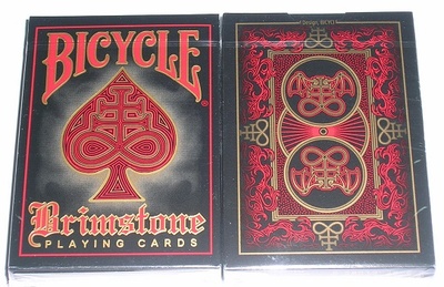 美國進口 Bicycle Brimstone 硫磺 V2 紅色 單車撲克牌
